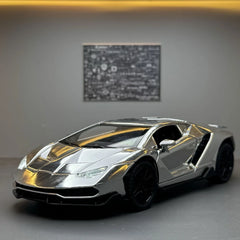 [TOY] 1:24 Lamborghini 2017 Centenario LP770-4 Silver Model Car Die-Cast