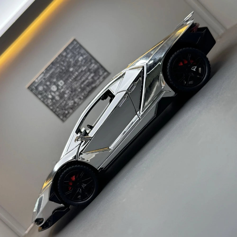 [TOY] 1:24 Lamborghini 2017 Centenario LP770-4 Silver Model Car Die-Cast