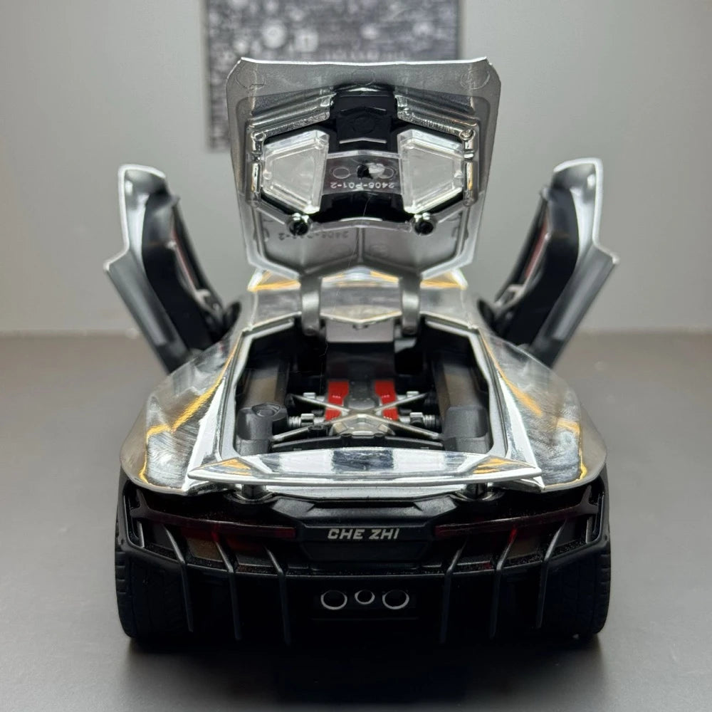 [TOY] 1:24 Lamborghini 2017 Centenario LP770-4 Silver Model Car Die-Cast