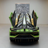 [TOY] 1:24 Lamborghini 2018 Aventador LP770-4 SVJ Green Model Car Die-Cast