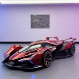 [TOY] 1:24 Lamborghini 2019 V12 Vision Gran Turismo rouge voiture miniature Die-Cast