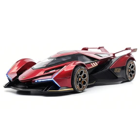 [TOY] 1:24 Lamborghini 2019 V12 Vision Gran Turismo rouge voiture miniature Die-Cast