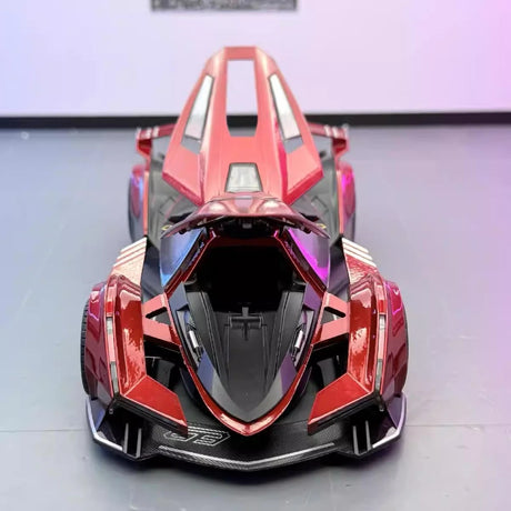 [TOY] 1:24 Lamborghini 2019 V12 Vision Gran Turismo punainen pienoismalli Die-Cast