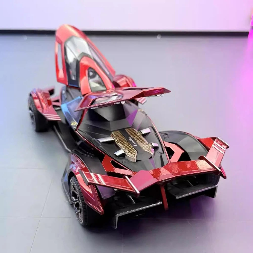 [TOY] 1:24 Lamborghini 2019 V12 Vision Gran Turismo rosso modellino di auto Die-Cast