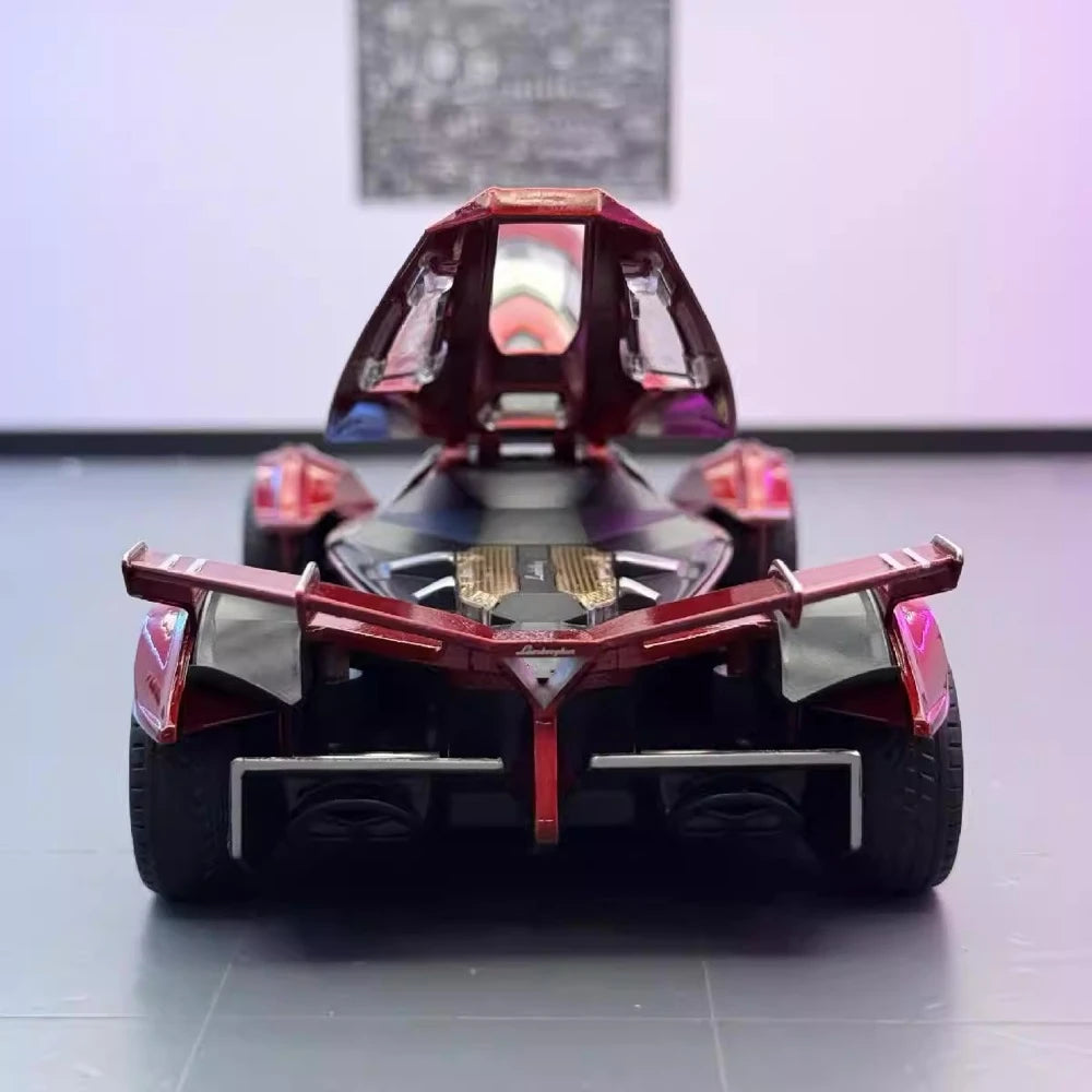 [TOY] 1:24 Lamborghini 2019 V12 Vision Gran Turismo rosso modellino di auto Die-Cast