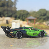 [TOY] 1:24 Lamborghini 2020 Essenza SCV12 Green Model Car Die-Cast
