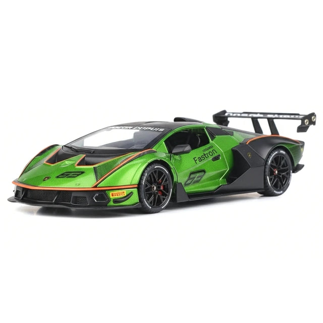 [TOY] 1:24 Lamborghini 2020 Essenza SCV12 Green Model Car Die-Cast