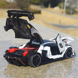 [TOY] 1:24 Lamborghini 2020 Essenza SCV12 White Model Car Die-Cast