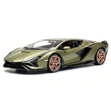 [TOY] 1:24 Lamborghini 2020 Sian FKP 37 grön modellbil Die-Cast