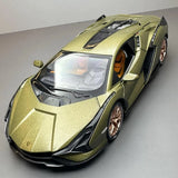[TOY] 1:24 Lamborghini 2020 Sian FKP 37 grön modellbil Die-Cast
