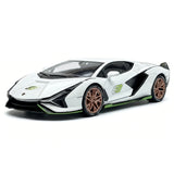 [TOY] 1:24 Lamborghini 2020 Sian FKP 37 blanc voiture miniature Die-Cast