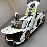 [TOY] 1:24 Lamborghini 2020 Sian FKP 37 blanc voiture miniature Die-Cast