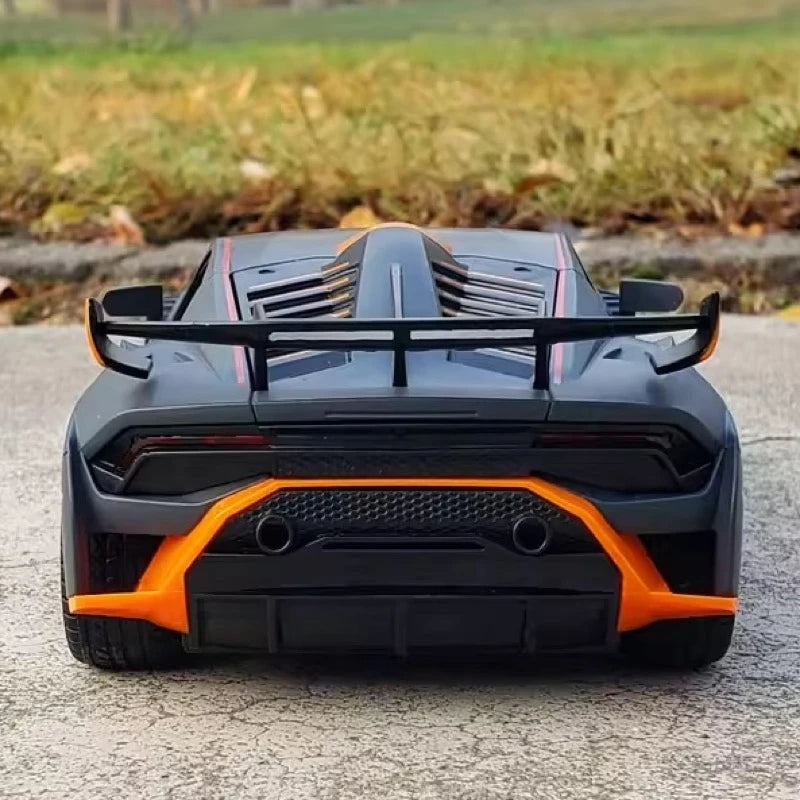 [TOY] 1:24 Lamborghini 2023 Huracan STO Gray Model Car Die-Cast