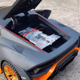 [TOY] 1:24 Lamborghini 2023 Huracan STO harmaa pienoismalli Die-Cast