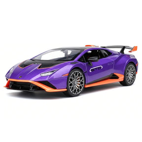 [TOY] 1:24 Lamborghini 2023 Huracan STO パープル モデルカー Die-Cast