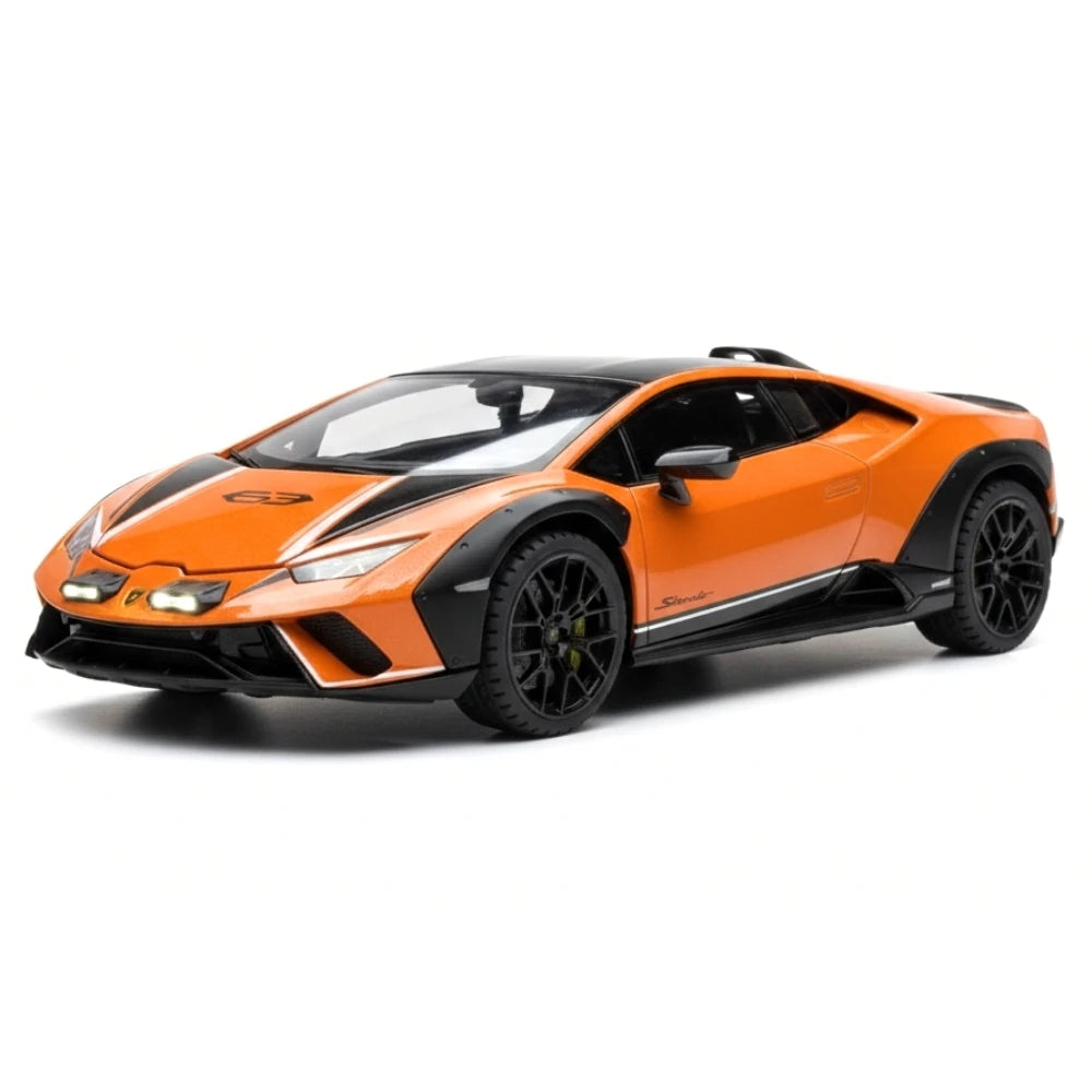 [TOY] 1:24 Lamborghini 2023 Huracan Sterrato arancione modellino di auto Die-Cast