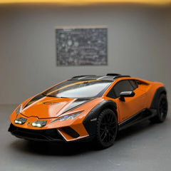 [TOY] 1:24 Lamborghini 2023 Huracan Sterrato Orange Model Car Die-Cast