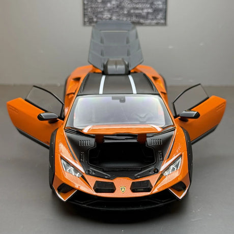 [TOY] 1:24 Lamborghini 2023 Huracan Sterrato Orange Model Car Die-Cast
