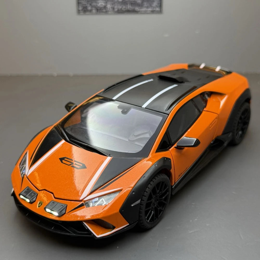 [TOY] 1:24 Lamborghini 2023 Huracan Sterrato Orange Model Car Die-Cast