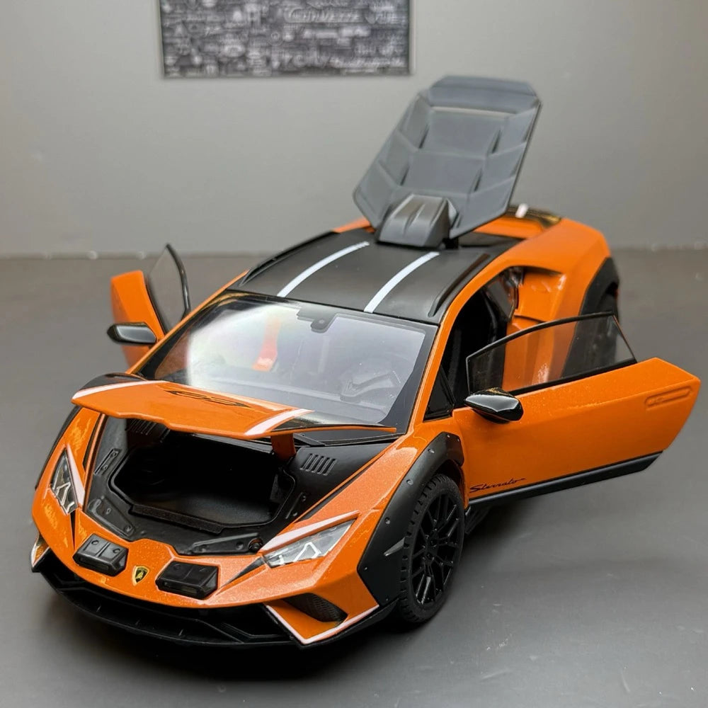 [TOY] 1:24 Lamborghini 2023 Huracan Sterrato Orange Model Car Die-Cast