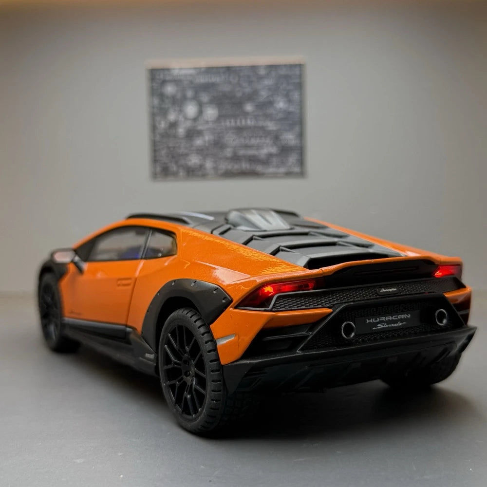 [TOY] 1:24 Lamborghini 2023 Huracan Sterrato Orange Model Car Die-Cast
