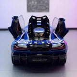 [TOY] 1:24 Lamborghini 2023 Revuelto Blue Model Car Die-Cast