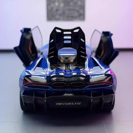 [TOY] 1:24 Lamborghini 2023 Revuelto Blue Model Car Die-Cast
