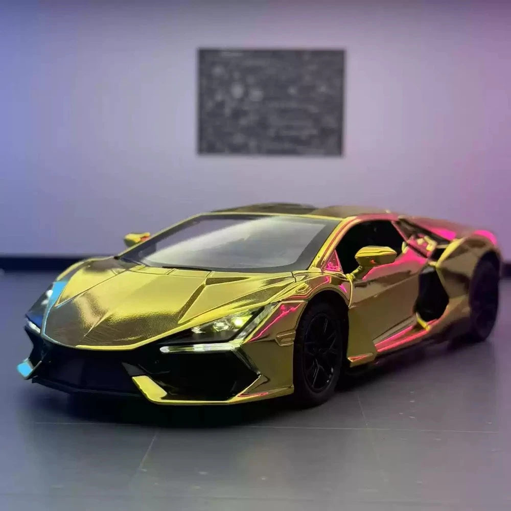 [TOY] 1:24 Lamborghini 2023 Revuelto Gold Model Car Die-Cast