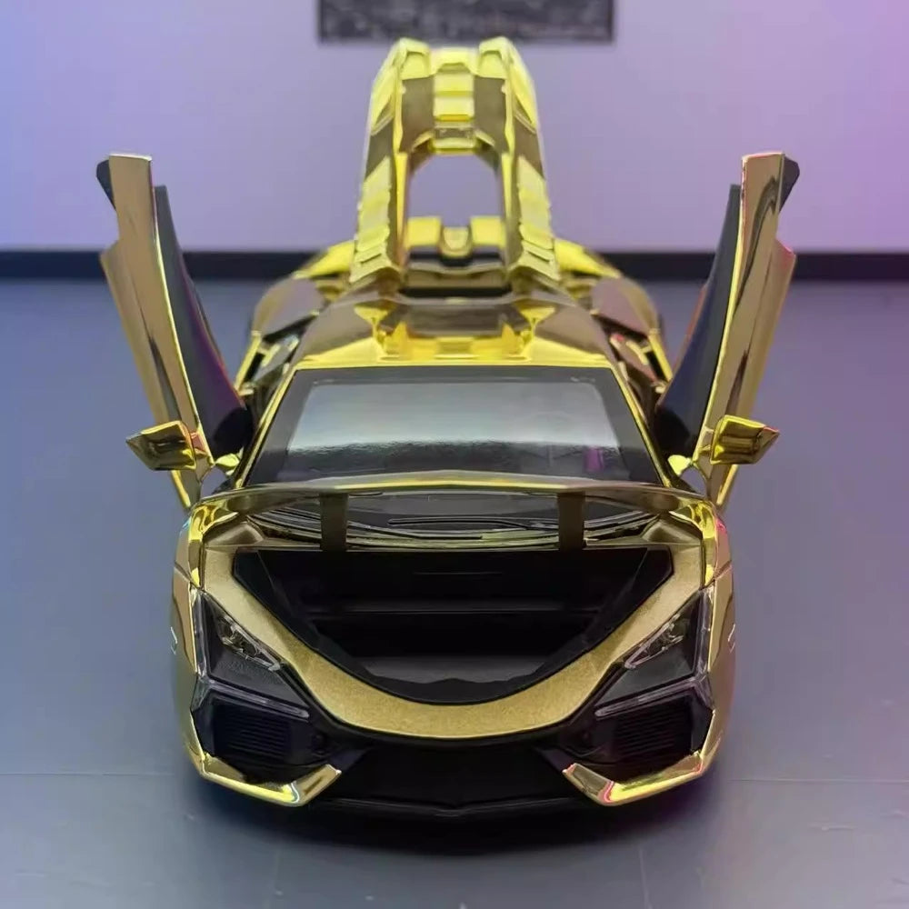 [TOY] 1:24 Lamborghini 2023 Revuelto Gold Model Car Die-Cast