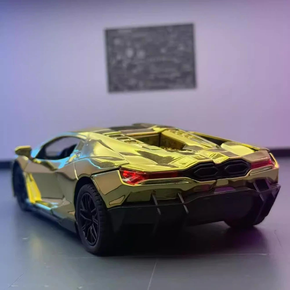 [TOY] 1:24 Lamborghini 2023 Revuelto Gold Model Car Die-Cast
