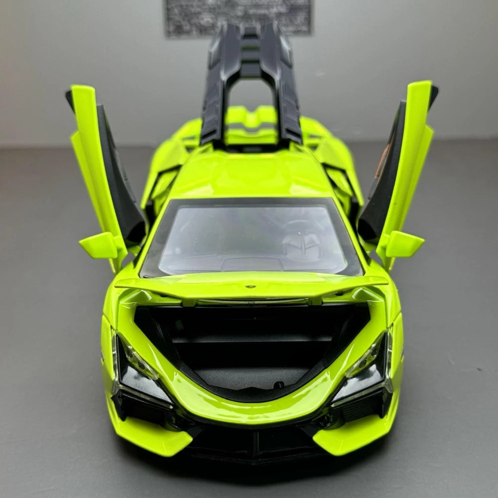[TOY] 1:24 Lamborghini 2023 Revuelto Green Model Car Die-Cast