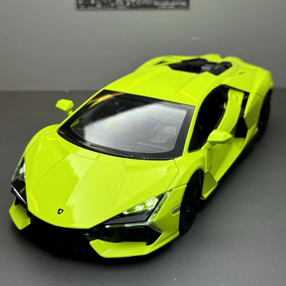 [TOY] 1:24 Lamborghini 2023 Revuelto Green Model Car Die-Cast
