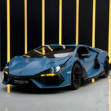 [TOY] 1:24 Lamborghini 2023 Revuelto Matte Blue Model Car Die-Cast