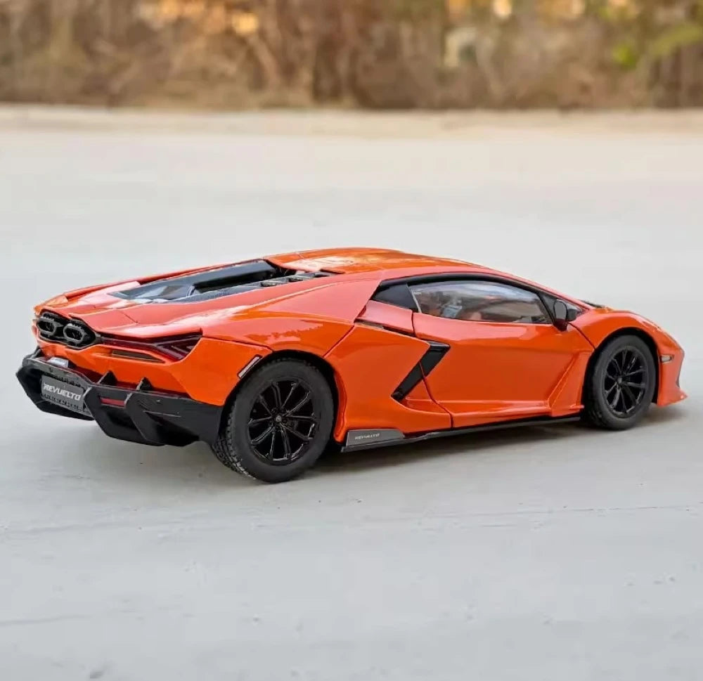 [TOY] 1:24 Lamborghini 2023 Revuelto Orange Model Car Die-Cast