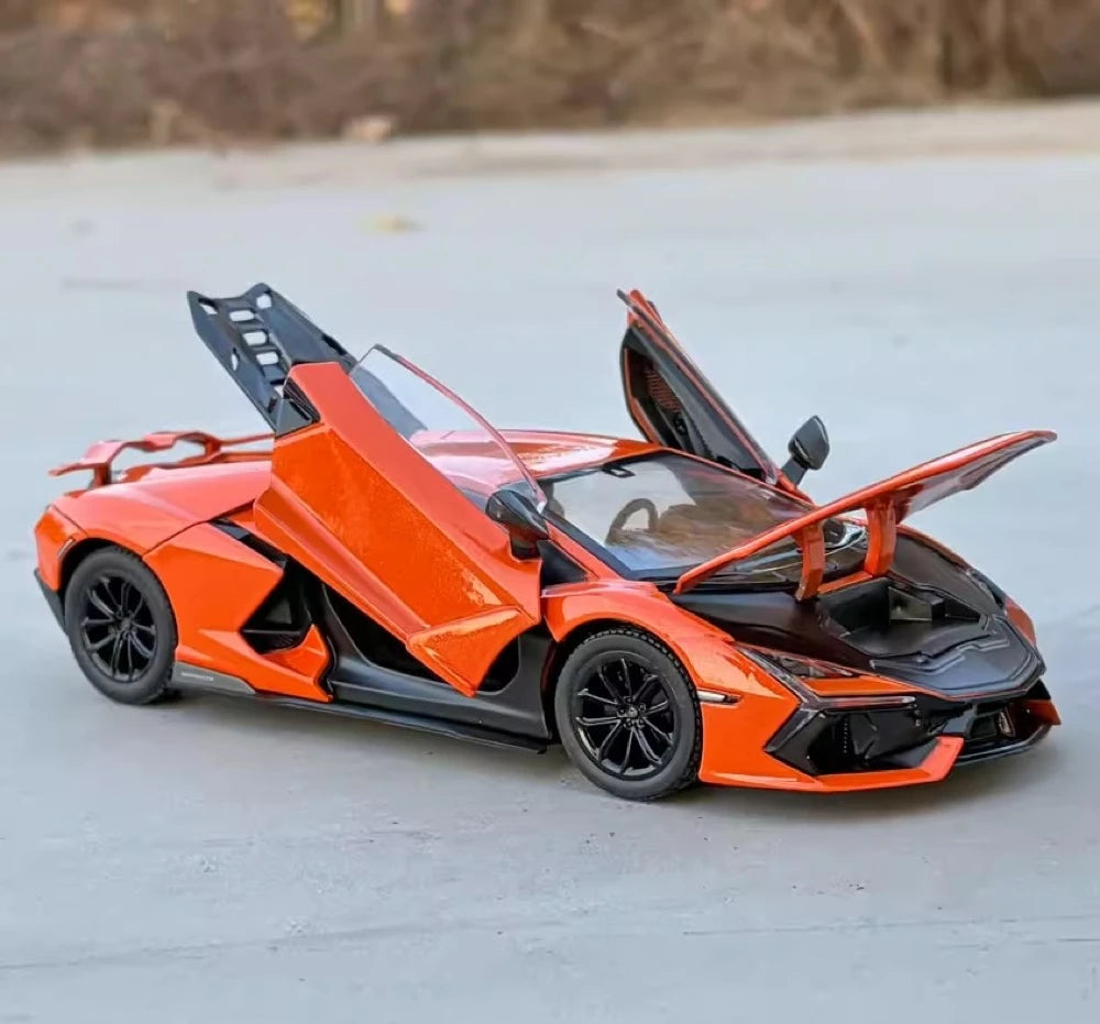 [TOY] 1:24 Lamborghini 2023 Revuelto Orange Model Car Die-Cast