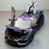 [TOY] 1:24 Lamborghini 2023 Revuelto Purple Model Car Die-Cast