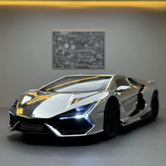 [TOY] 1:24 Lamborghini 2023 Revuelto Silver Model Car Die-Cast