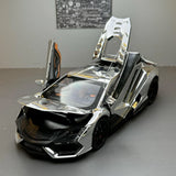 [TOY] 1:24 Lamborghini 2023 Revuelto Silver Model Car Die-Cast