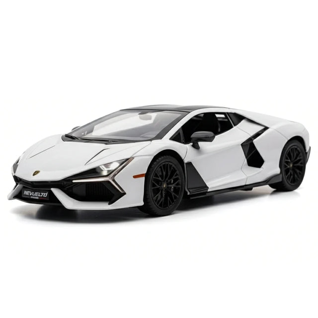 [TOY] 1:24 Lamborghini 2023 Revuelto White Model Car Die-Cast