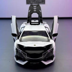 [TOY] 1:24 Lamborghini 2023 Revuelto bianco modellino di auto Die-Cast