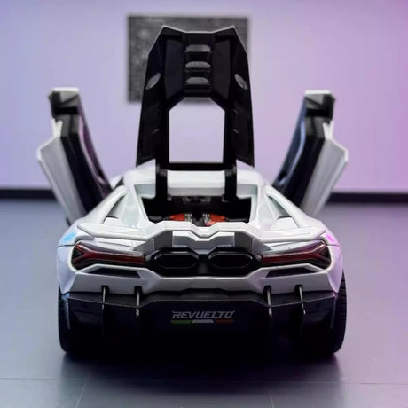 [TOY] 1:24 Lamborghini 2023 Revuelto White Model Car Die-Cast