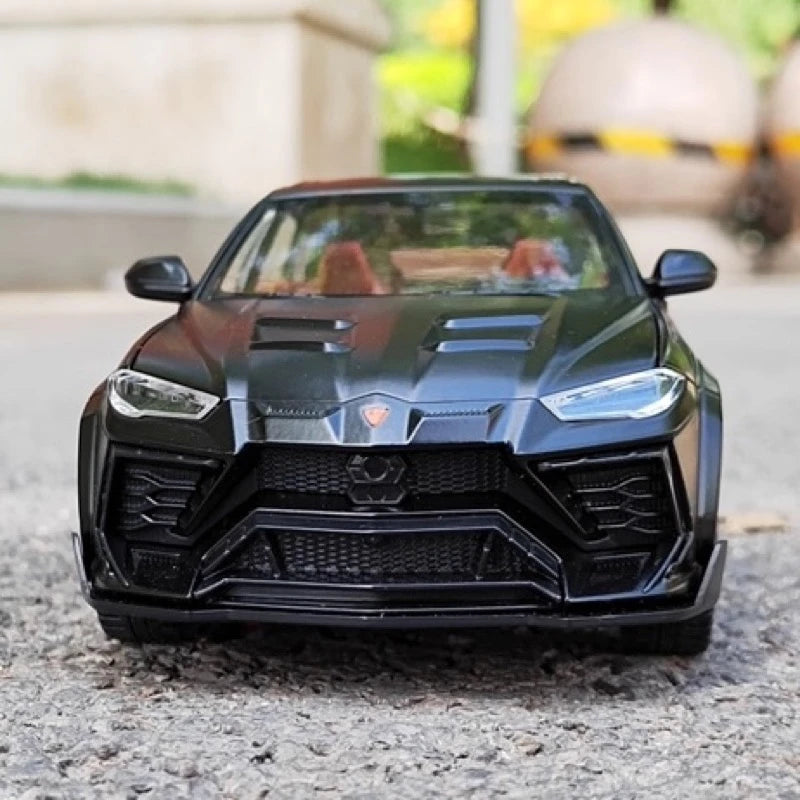 [TOY] 1:24 Lamborghini 2023 Urus Mansory Black Model Car Die-Cast