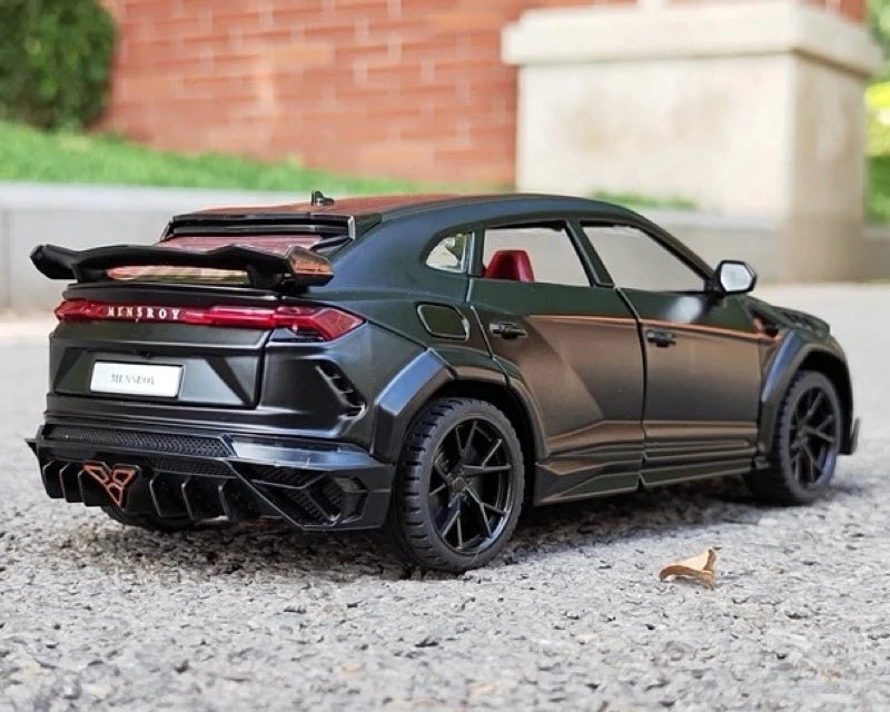 [TOY] 1:24 Lamborghini 2023 Urus Mansory Black Model Car Die-Cast