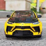 [TOY] 1:24 Lamborghini 2023 Urus Mansory Yellow Model Car Die-Cast