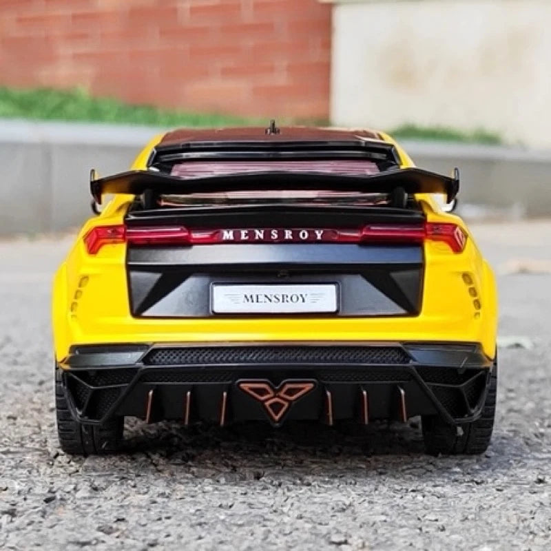 [TOY] 1:24 Lamborghini 2023 Urus Mansory jaune voiture miniature Die-Cast