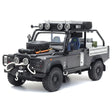 [TOY] 1:24 Land Rover 2001 Defender 110 Tomb Raider gris voiture miniature Die-Cast