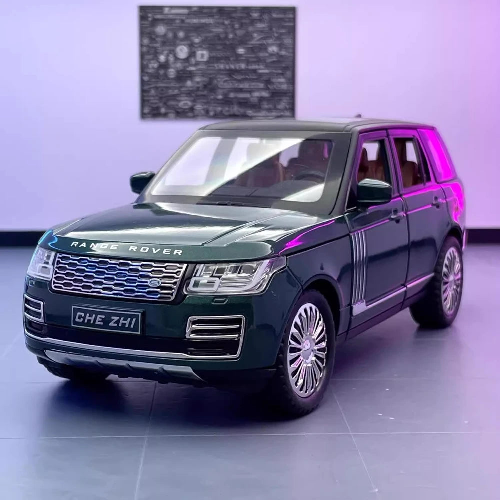 [TOY] 1:24 Land Rover 2012 Range Rover L405 Green Model Car Die-Cast