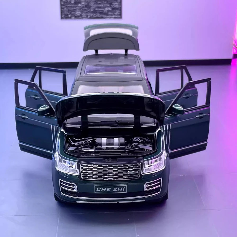 [TOY] 1:24 Land Rover 2012 Range Rover L405 Green Model Car Die-Cast
