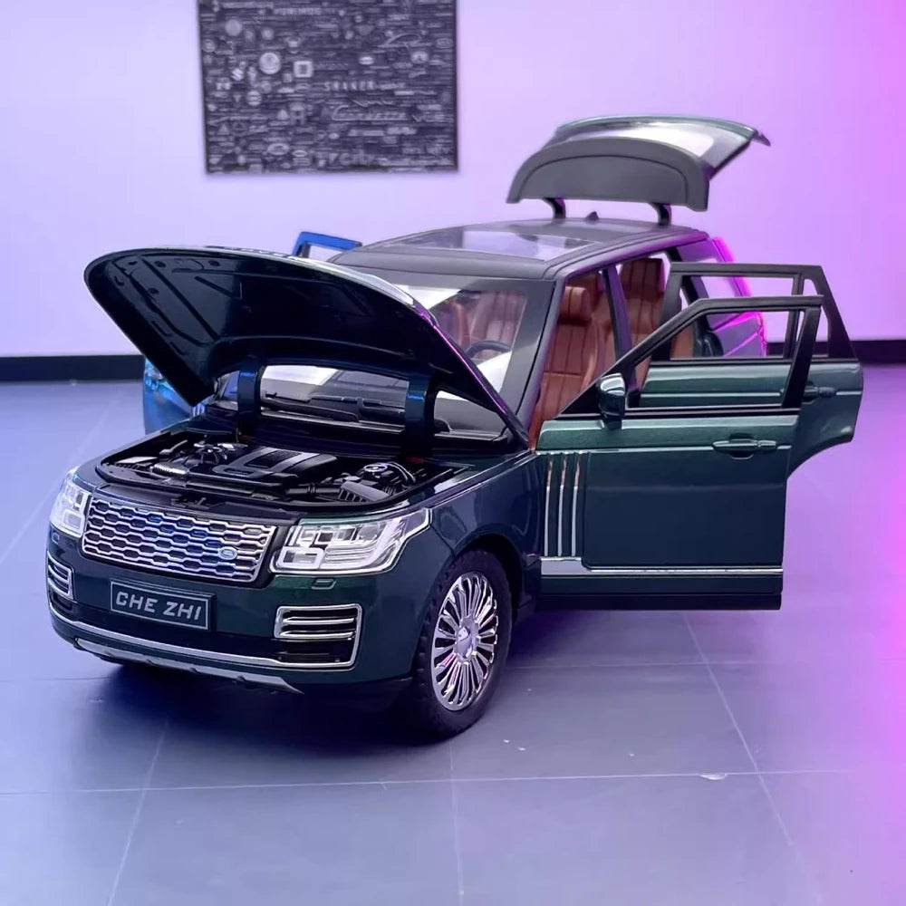 [TOY] 1:24 Land Rover 2012 Range Rover L405 Green Model Car Die-Cast