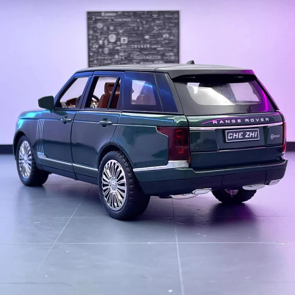 [TOY] 1:24 Land Rover 2012 Range Rover L405 Green Model Car Die-Cast